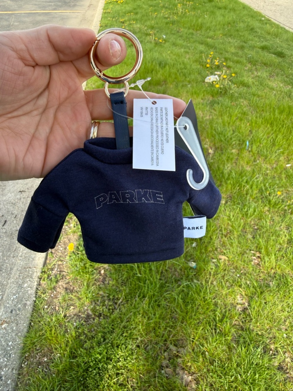PARKE x Target collab keychain
